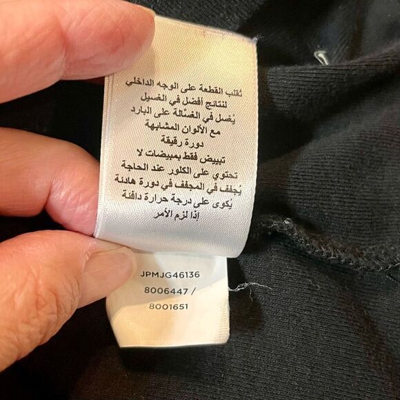 Jones New York 3/4 Sleeves Embellishment At Shoulder Black Shirt - Picture 12 of 13